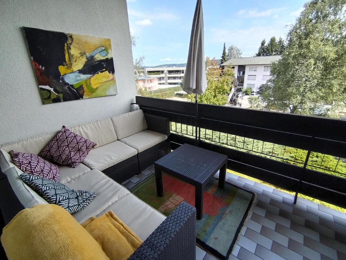 Appartamento Waldeslust Warmbad Mit Balkon Und Privatem Parkplatz Villach Esterno foto
